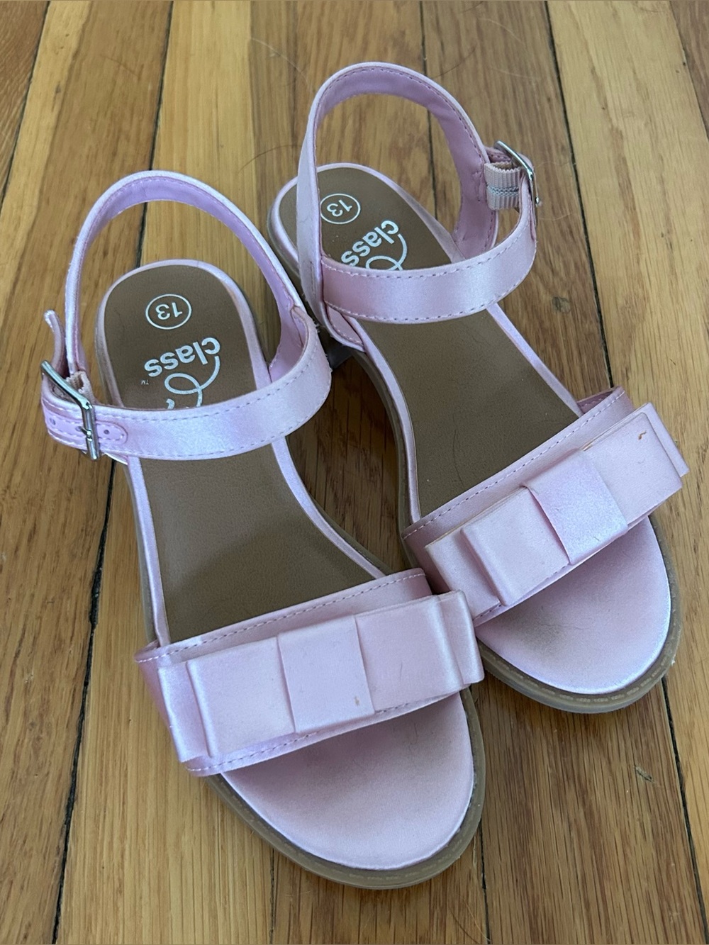 blush color Satin Dress Heels from Target’s Art Class line in kids size 13
